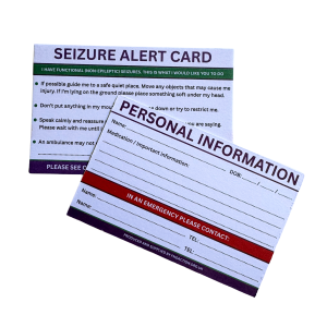FND Seizure Medical Alert Card