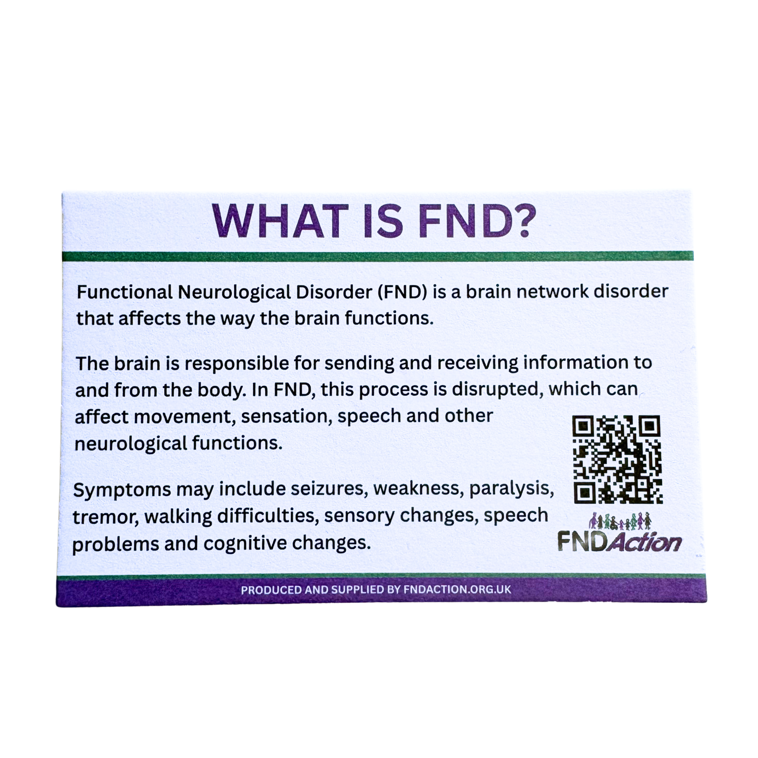 What is FND Card
